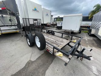 Single Axle Utility Trailer