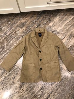 Boys Gap khaki blazer size 6-7 kids