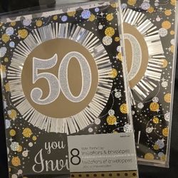 50th Birthday Invitations 