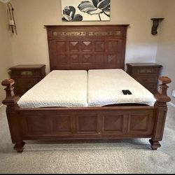 Stanley Furniture Chestnut King Bedroom Set WILL SPLIT UP