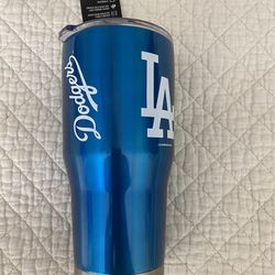 Dodger Blue Insulated 30 Oz Metal Cup