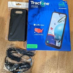 LG K31 Rebel /Case/Car Charger, TRACFONE