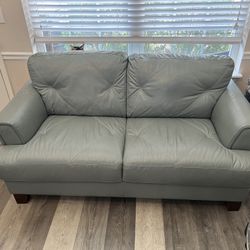 Leather Loveseat