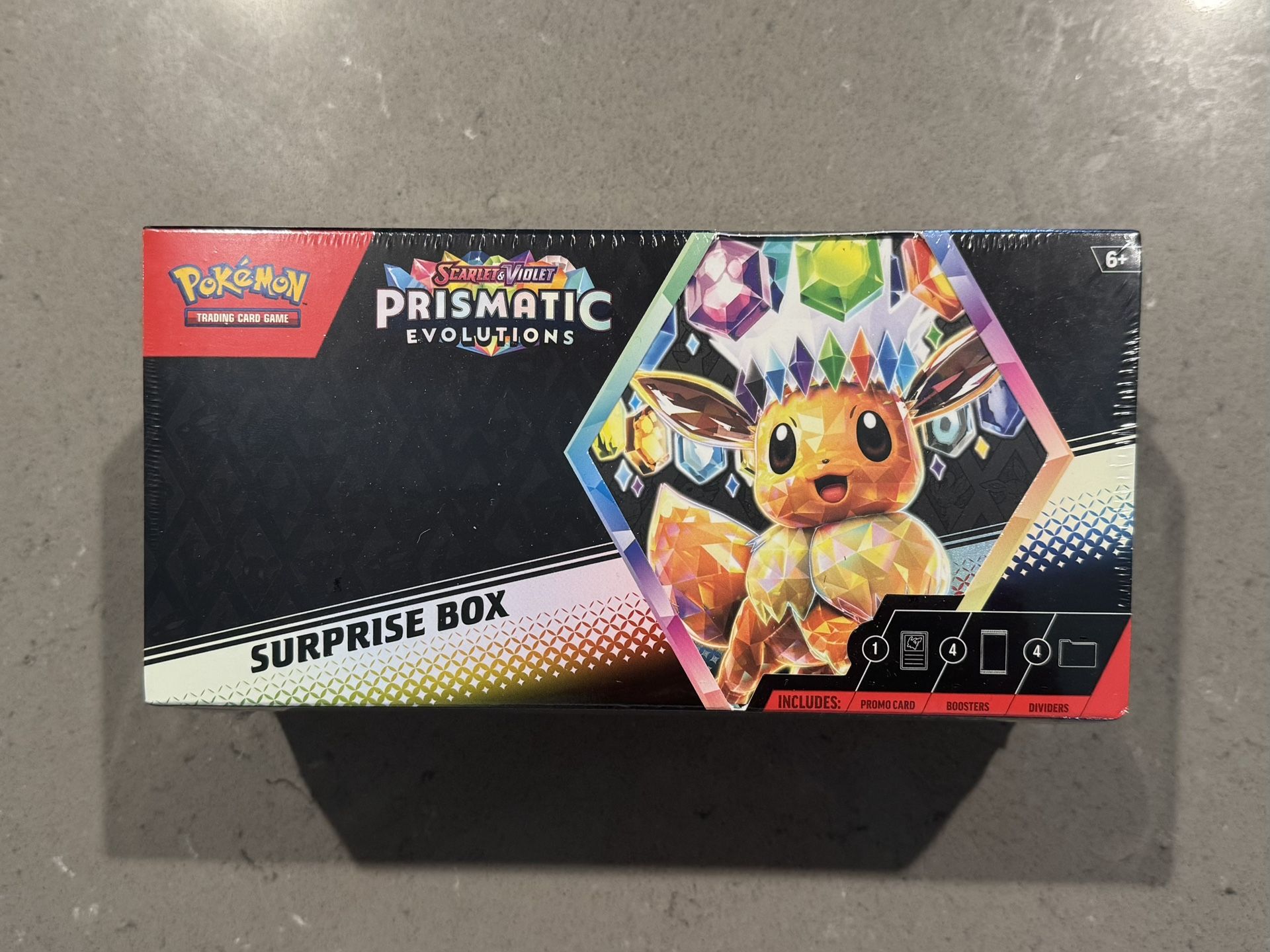 Prismatic Evolutions Surprise Box