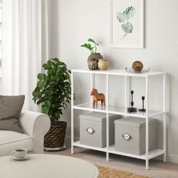 White Open Shelving Unit