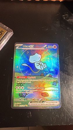 Bubble mew Pokémon raw