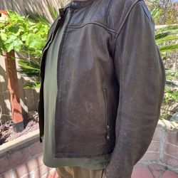 RSD Genuine Leather Motorcycle Jacket