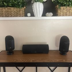 Bowers & Wilkins M1 Speakers & Definitive Pro Cinema Center Speaker