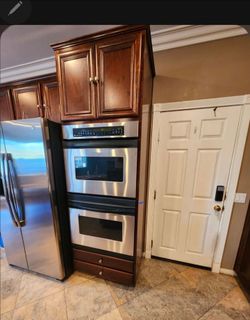 FREE! Custom Cherrywood  Double Oven Cabinet
