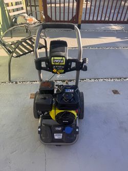 RYOBI 3300 PSI Gas Pressure Washer + Foam Cannon