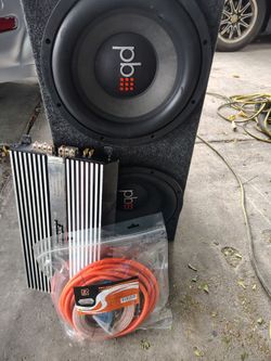 2 12 power bass amp wire kit install $450