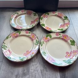 Franciscan Desert Rose Dinner Plates-Set of 4-Made in England