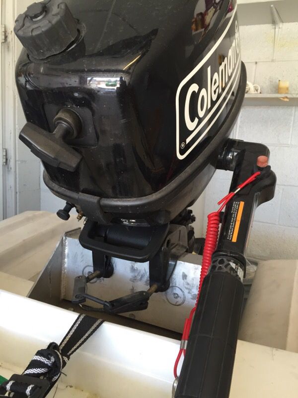 Coleman 5hp outboard motor priced to sell!!!!