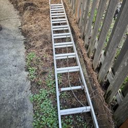 Aluminum Extension Ladder – Sturdy and Ready for Use