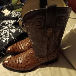 Ostrich Cowboy Boots