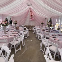 Canopy’s with draping 😙