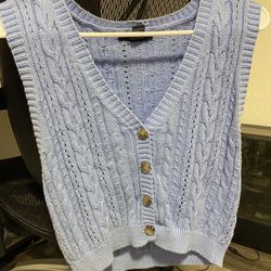 blue vest