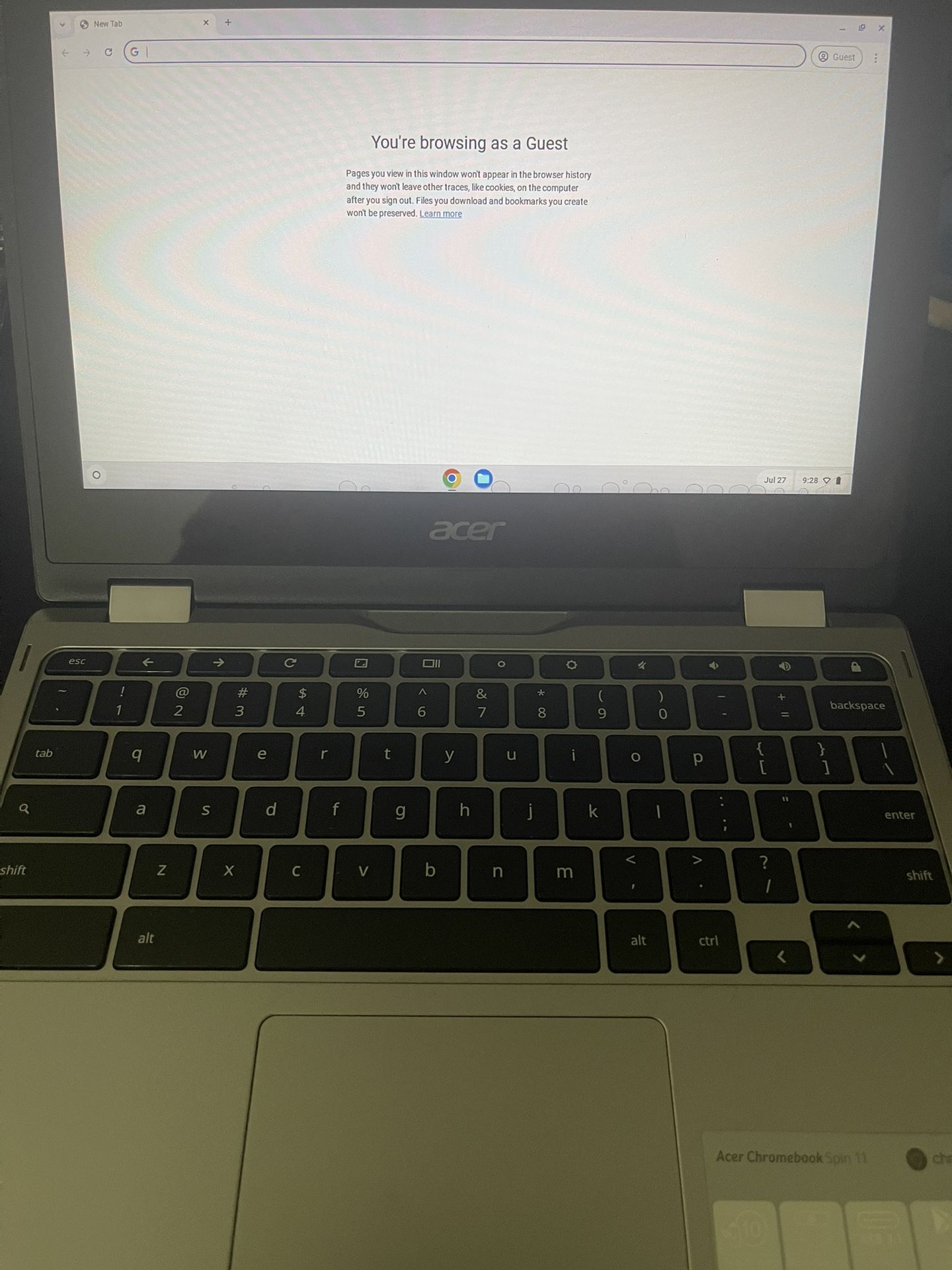 Acer Spin X Chromebook