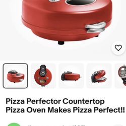New New PIZZA PERFECTOR Original Theo & Co Electric ROTATING OVEN Maker Machine PERF1000
