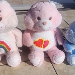 Vintage Care Bears Plushies 
