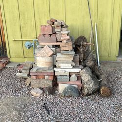 Assorted Bricks Rocks Stone