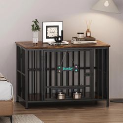 Dog Crate Furniture, 31inches, Foldable for Medium Dogs(20-40 lb), No Assembly Dog Kennel Indoor,Dog Cage, NEW 