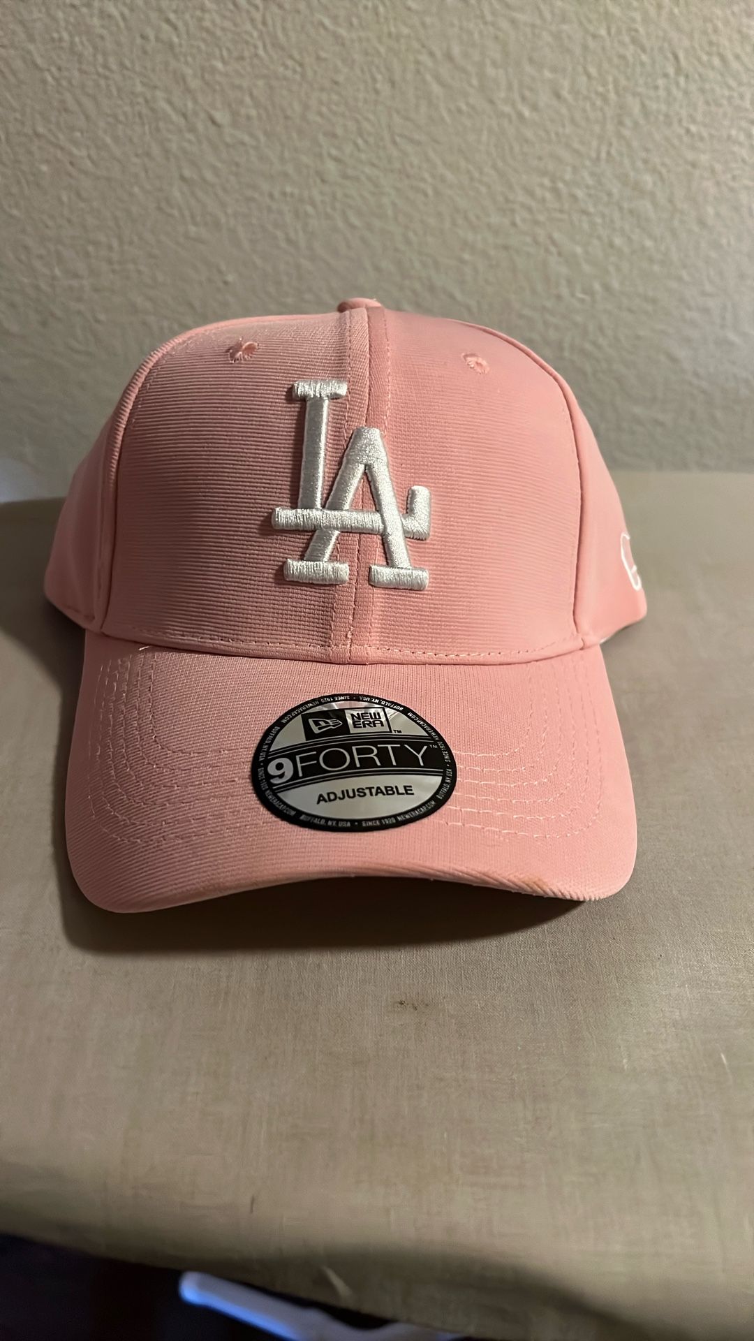 Baby Pink Women’s LA Hat Adjustable Fit Baseball Cap