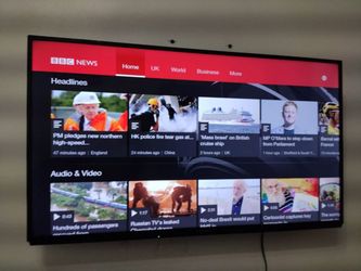 Tv installer on wall