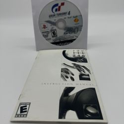 Gran Turismo 4 PS2 (Sony PlayStation 2, PS2) Game & Manual Only Tested