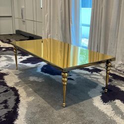 Gold Table And Chairs For Weddings 