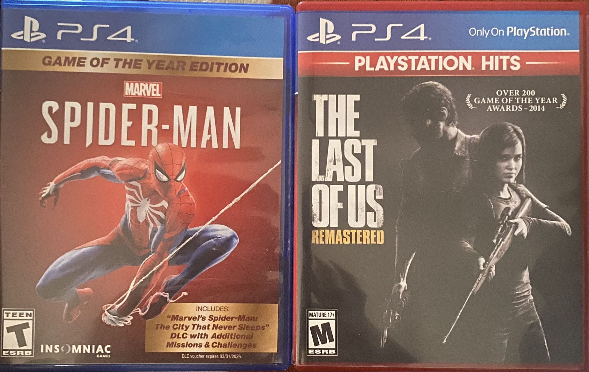 Marvel Spiderman GoTY (with TheCityThatNeverSleeps DLC) PS4