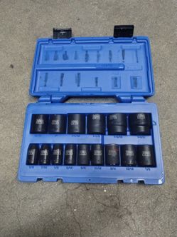 Cornwell blue power tools 1/2 drive impact socket 6 point