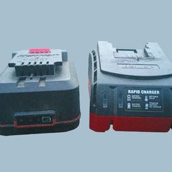 Bauer 20v Battery And Rapid Charger