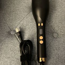 Automatic Curling Iron, Hair Curler 1" Large Slot, 4 Temperature Settings, 12s-19s Timers, Dual Voltage, Anti-Scald, Anti-Tangle, Auto Shut-Off, LCD D