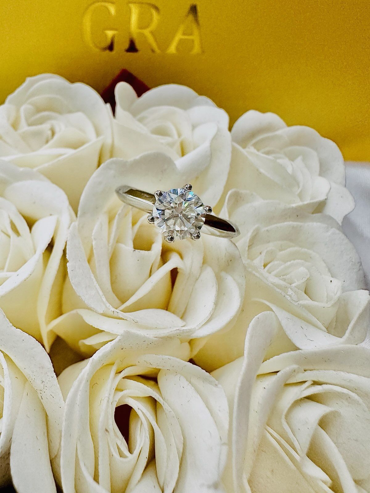 Moissanite Diamond Stud ring