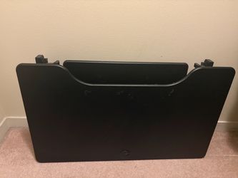 Sit stand desk extension