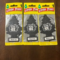Little Trees, Aire fresheners, desodorisants, Blank Ice, 12 in 1 Packs , New