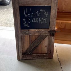 Rustic Door Wall Sign