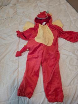 Toddler RED Dragon Costume