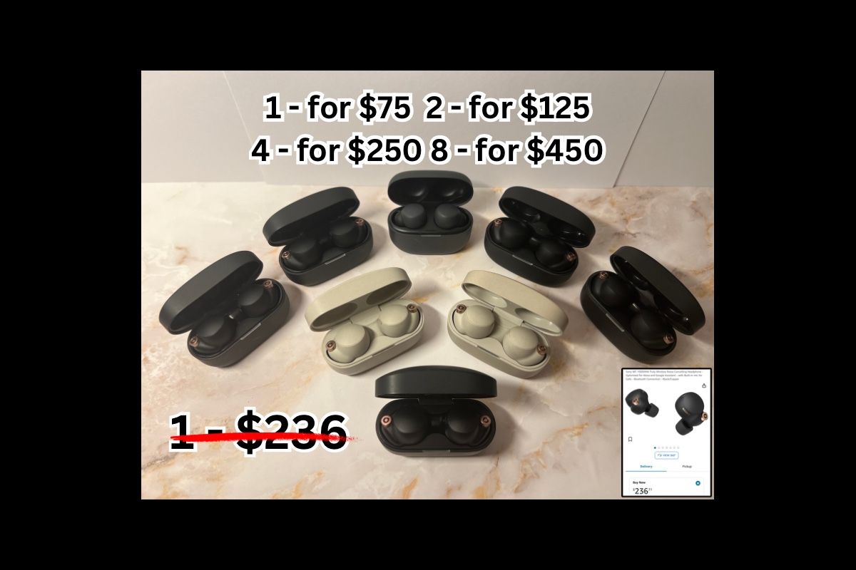 Up To 8 - Sony Bluetooth AirBuds - Wireless Headphones