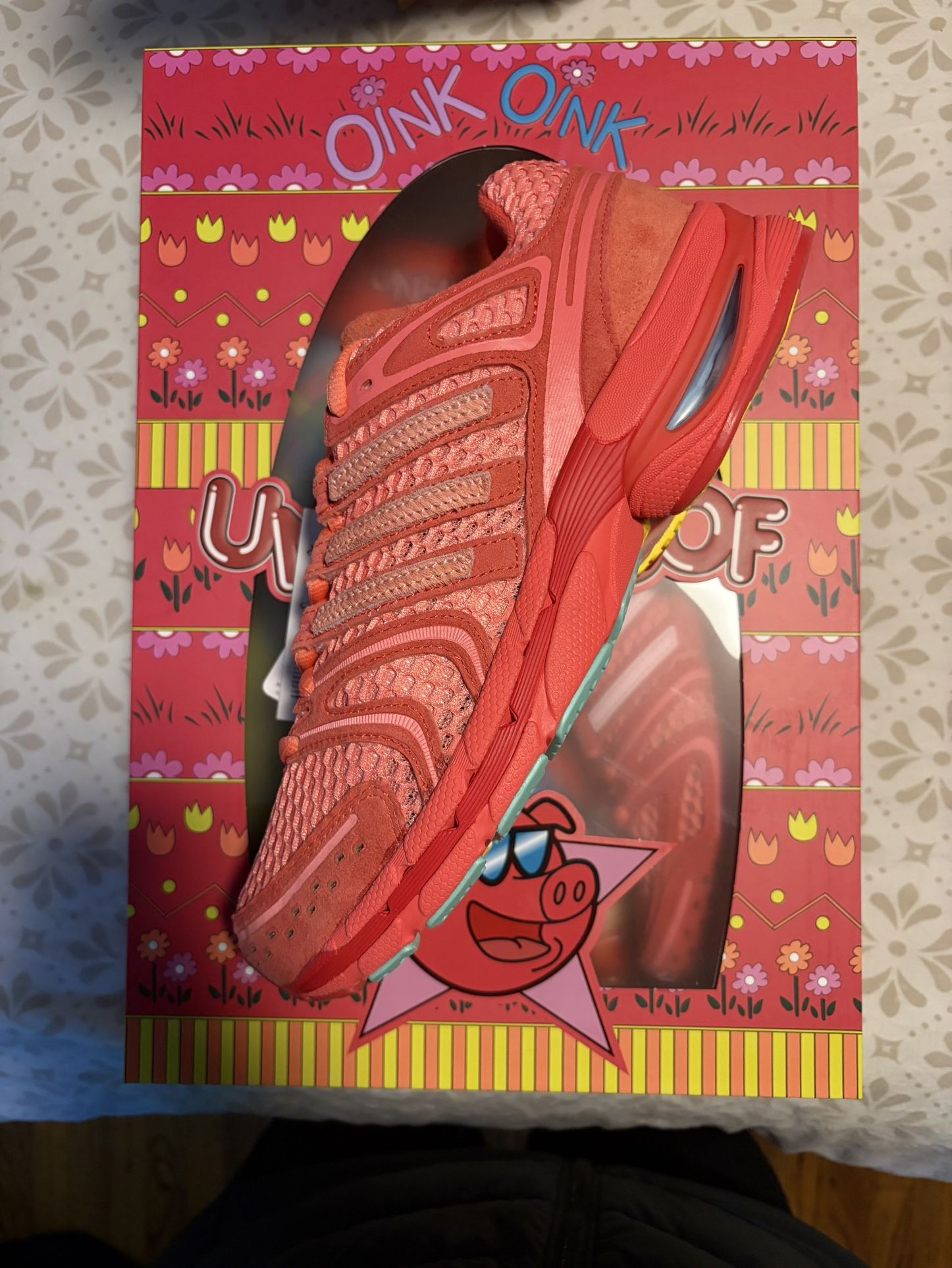 Unheardof/adidas Adistar Cool 5 “Pork Chop Piggy Runner 2.0 Steve-O