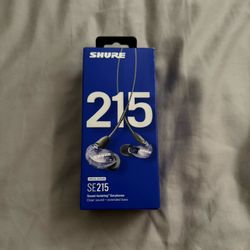 Shure SE215 Special Edition IEM Headphones Sealed