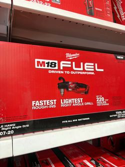Milwaukee Right Angle drill Fuel new