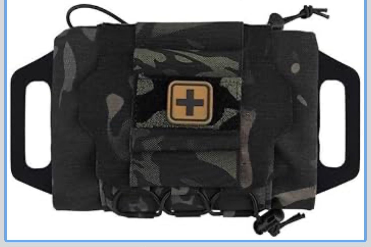 Bcp color Rapid Tear-Off First Aid Two-Piece System Rapid Deployment Kit First Aid Tactical Two-Piece System Rapid Deployment Medical First Aid Kit IF