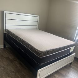 Queen Mattress Come With Box Spring - Free Delivery 🚚 Today To Reasonable Distance