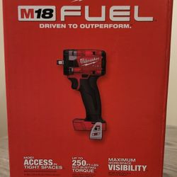 MILWAUKEE M18 FUEL 3/8" COMPACT IMPACT WRENCH W/ FRICTION RING 