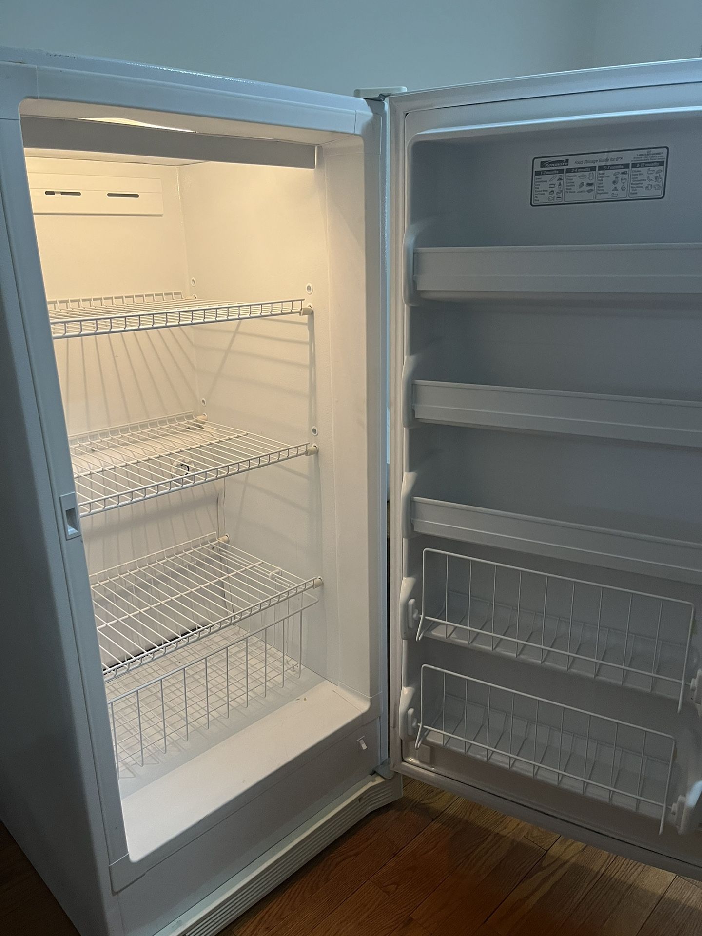 Upright freezer