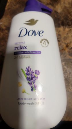 Dove Relax Body Wash Lavender & Wildflower Tea 30.6 oz