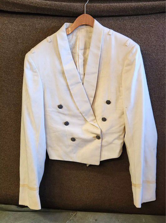 1970's USAF White Dress dinner coat
