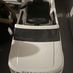 White Toy Car For Kids 